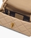 The Quilted Mini Dual Shoulder Bag camel